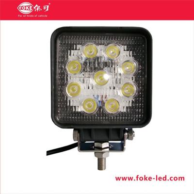 China PC Lens 27w LED Light Square Working Flood Light for sale