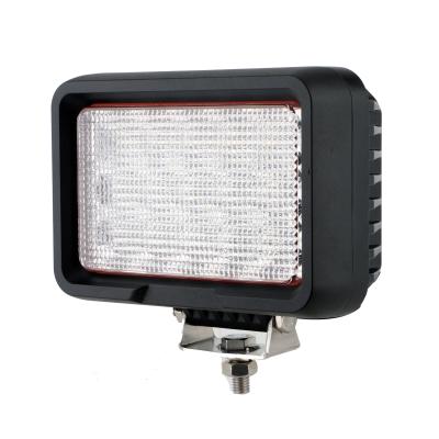 China 75W LED Work Light Rectangular Work Light 7.5 Inch Flood Truck Auxiliary Light Tractor / Spot Beam Work Light FK-0601-75 for sale