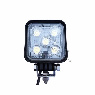 China High Quality Square 15W 3 Inch LED Work Lights Flood Beam Off Road Automobile Tractor Boat FK-3015 for sale