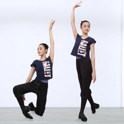 China Tights Dance Wear Solid Color Stirrup Pant Ballet Black Dance Pants for sale