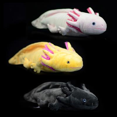 China Hot Selling Stuffed Real Life Ambystoma mexicanum Plush Toy Axolotl Stuffed Toys Support Custom Weighted Plush Toy for sale