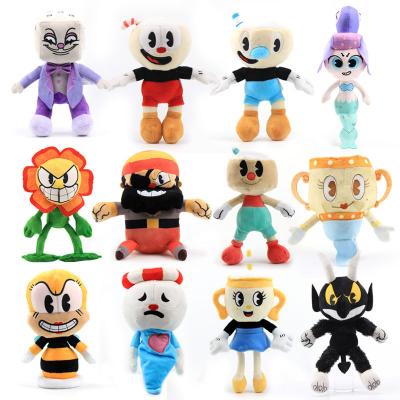 China Plush 13 Style Cuphead Plush Doll Toys Mugman Cute Chalice Soft Plush Stuffed Toys Cartoon Doll For Kid Children Christmas Gifts for sale