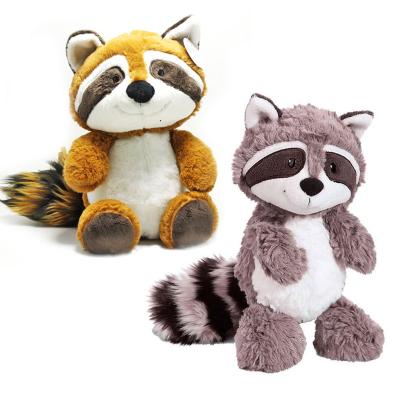 China 25cm Plush Raccoon Cute Soft Toy Lovely Raccoon Stuffed Animals Doll Pillow for Girls Children Kids Baby Birthday Gift for sale