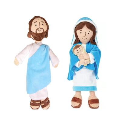 China Makers Jesus Blessed Virgin Mary Plush Direct Custom Soft Stuffed Animal 32cm Toys Dolls for sale