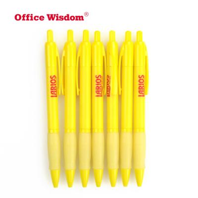 China Promotional OEM ABS Plastic Ballpoint Pen Customized Brand Plastic Ballpoint Pen Promotional Gift Writing Pen for sale