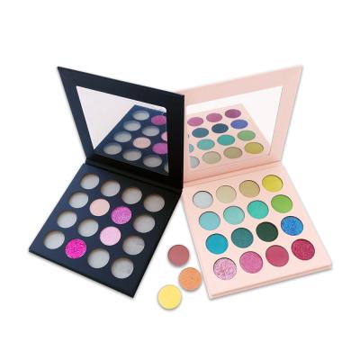 China Waterproof Best Selling 16 Colors Matte Eyeshadow Palette Wholesale Private Label Eyeshadow For Daily Life for sale