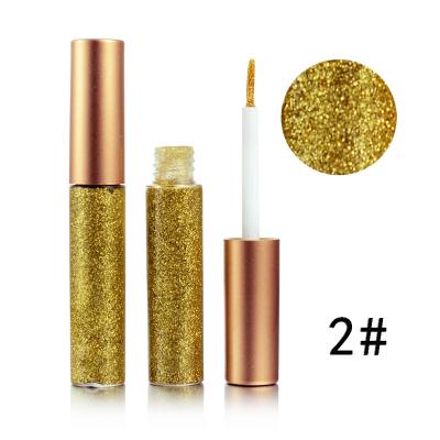 China Wholesale Custom EYE Beauty Eyeliner Makeup Organic Private Label Glitter Liquid Eyeliner for sale