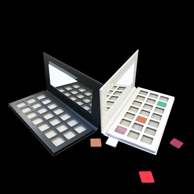 China Empty Waterproof Custom Private Label Make Up Palette Eyeshadow Palette Wholesale Packaging With Mirror for sale