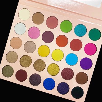 China 30 color waterproof neutral organic shimmer private label matte eyeshadow for makeup for sale