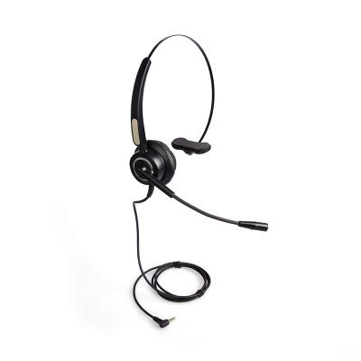 China Phone Operator Call Center Headset PC Headset Telephone Headset with 2.5mm DC Plug Suitable for PC and Call Center for sale