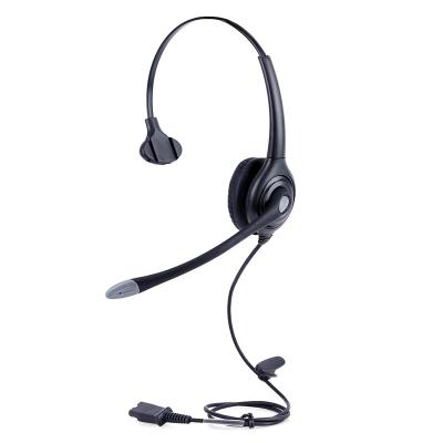 China High Quality Call Center Telephone Headset with Plantronics QD Plug HT580M for sale