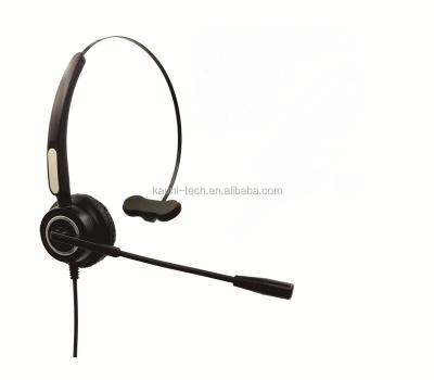 China Over - Head Professional Binaural Noise Canceling Call Center Headset With RJ11 RJ9 USB Plug For Call Center for sale