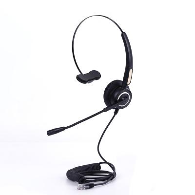 China Business Binaural or Monaural RJ11 RJ9 Call Center Phone Headset for Call Center, QD HT400R Optional for sale