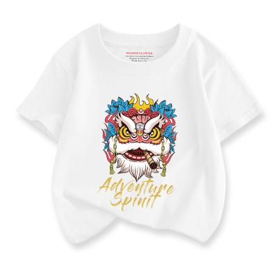 China New design high quality children's casual wear pure cotton children's summer breathable T-shirt for sale