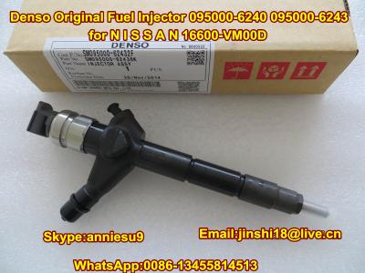 China Denso Original Fuel Injector 095000-6240 095000-6243 for Nissan 16600-VM00D for sale