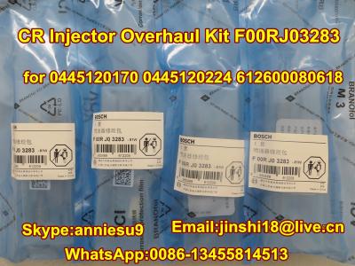 China Original Common Rail Injector Overhaul Kits F00RJ03283 for 0445120170, 0445120224, 6126000 for sale