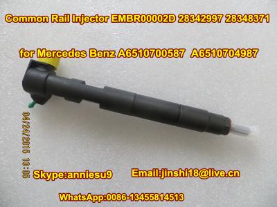 China DELPHI common rail injector EMBR00002D, 28342997 for Mercedes Benz A6510700587 for sale