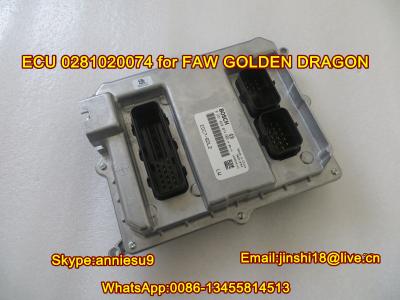 China Bosch Original Engine Control Unit /ECU 0281020074 for FAW & GOLDEN DRAGON for sale