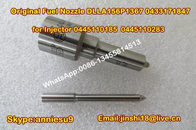 China Bosch Genuine & New Common Rail Nozzle DLLA118P1357 0433171843 for Injector 0445120029 for sale