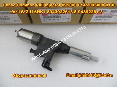 China Denso Original Common Rail Injector 095000-0145 095000-0190 for ISUZU 6HK1 8943922613 8-94 for sale