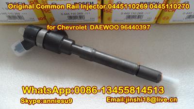 China Bosch Genuine & New Common Rail Injector 0445110269/ 0445110270 for Chevrolet DAEWOO 96440 for sale