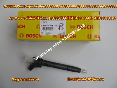 China Bosch Piezo fuel injector 0445115068,0445115069, 0445115032, 0445115033 for Mercedes Benz for sale