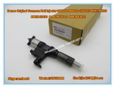 China Denso Common Rail Fuel Injector 095000-0660 for ISUZU 4HK1  6HK1 8982843930  8-9828 for sale