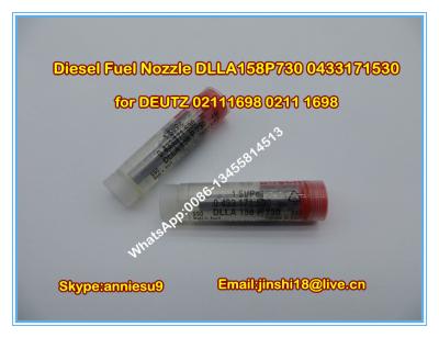 China Diesel Fuel Nozzle DLLA158P730 0433171530 for DEUTZ 02111698 0211 1698 for sale