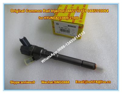 China Bosch Original Common Rail Injector 0445110101/0445110064 for HYUNDAI 33800-27000/33800-27 for sale