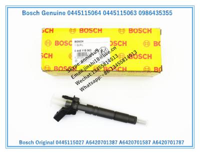 China Bosch Genuine Piezo Injector 0445115064, 0445115063, 0445115027, 0986435355 A6420701387, A6420701587, A6420701787 for sale