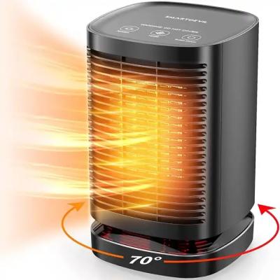 China Easy Carry Mini Heater Fan 2023 For Office Space Heater 70 Oscillating Portable Ceramic Electric Heaters Small Space With 3 Modes for sale