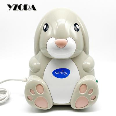 China For Home Use YZ-02MI Factory Directly Patented CE 110V 240V Gray Medical Automatic Mesh Machine Portable Rabbit Nebulizer Machine Power- for sale