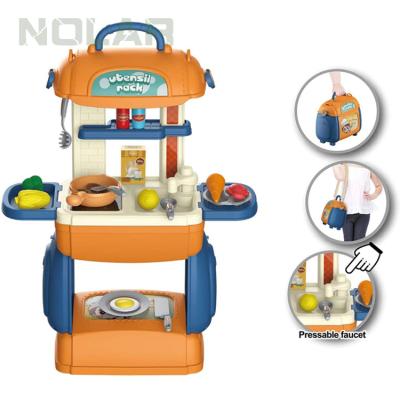 중국 Baby Cooking Toys Wholesale Music Water Cook Toy Function Baby Kid Girl Chef Big Large Pretend Play Kitchen Set For Girl 판매용