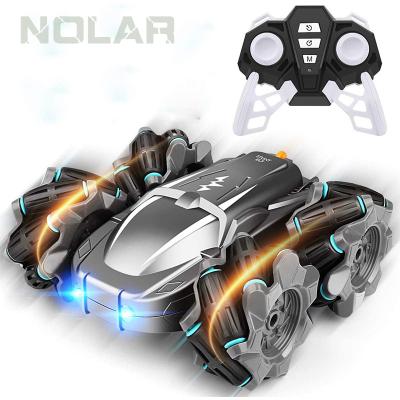 China NOLAR 2.4G Stunt Four-wheel Drive Remote Control Car Stunt Rolling Amphibious Vehicle for sale