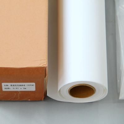 China Glossy/Matte Eco-Solvent Canvas Waterproof Polyester Canvas Inkjet Printing Canvas for sale