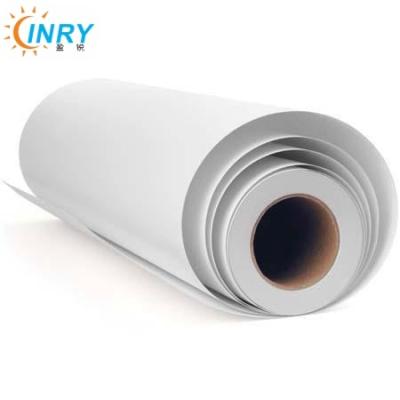 China Waterproof paper roll for pigment and dye printing inkjet wide format photo paper for sale