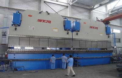 China Safe CNC Synchro hydraulic tandem press brake  14000mm Width 2-1200T / 7000mm for sale