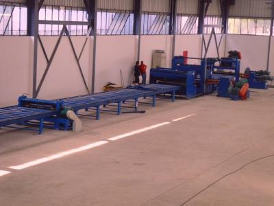 China Standard cut to length line , hot rolled mild steel light pole machine for 6m 8m 14m for sale