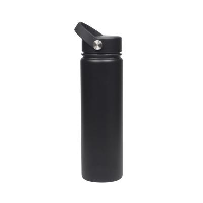 China Sustainable 22 Ounce Stainless Steel Vacuum Insulated Water Bottle Thermos Wide Mouth Double Wall Travel Flask for sale