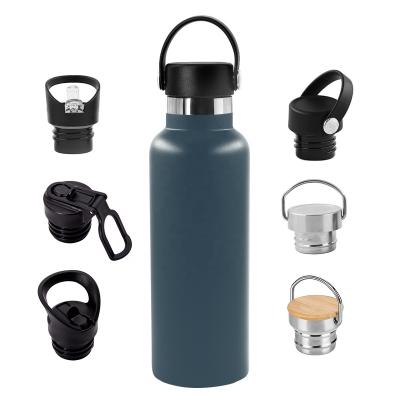 China 2021 Sustainable Hong Ling Factory Narrow Mouth Flask Vacuum Insulated Stainless Steel Sports Water Bottle for sale