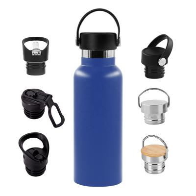 China Sustainable Close Mouth Vacuum Insulated Stainless Steel Water Bottle With Custom Logo And Color for sale