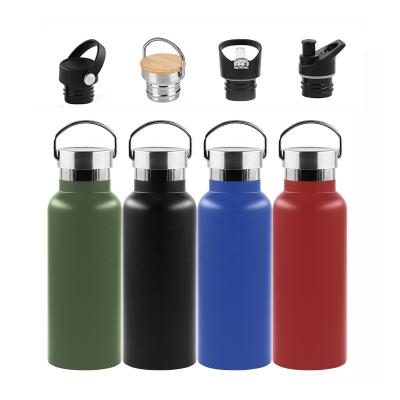 China Sustainable Narrow Mouth Sport Water Bottle Double Wall Insulated Steel Water Bottle for sale