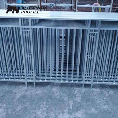 China Aluminum Balcony Railing Stair Railings Industrial Porch Handrails Railings for sale