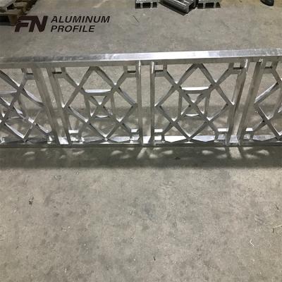 China Industrial Aluminum Balcony Grill Designs Porcelain Aluminum Balcony Fence for sale