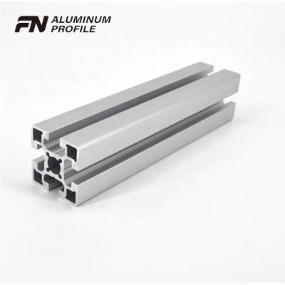 China Construction Aluminum Profile 2020 3030 4040 5050 8080 Anodize T Slot Extruded Aluminum Alloy Frame Profile Aluminum Extrusion Industrial Profile for sale