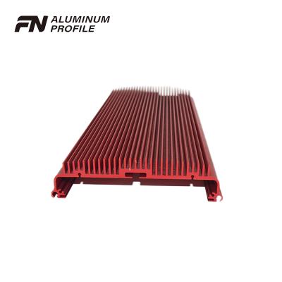 China Heatsink OEM Anodized Aluminum Profiles For Amplifier Electronics Aluminum Extrusion Enclosure for sale