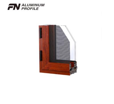 China Sliding aluminum profile aluminum extrusion window and door roof frame glass profile for sale