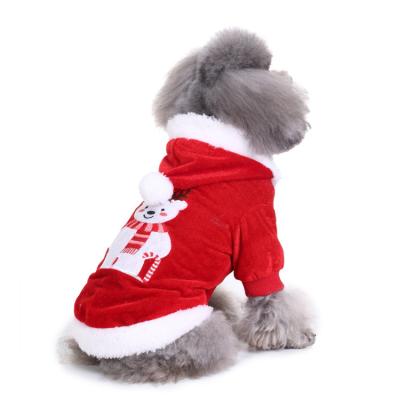 China Designer Pet Clothes Dog Supplies Jacket Autumn And Winter Christmas Sustainable Pet Clothes for sale