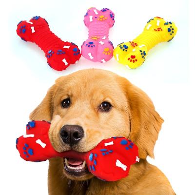 China Sustainable Dog Bone Squeaker Toy - Washable Pet Bone Shaped Squeaker Toy for sale