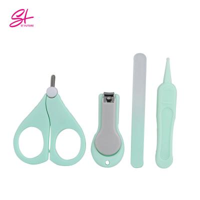 China New Arrival Baby Toe Nail Care Tool Newborn Finger Nail Care Tool Newborn Baby 4pcs Hygiene Hygiene Nail Care Set for sale